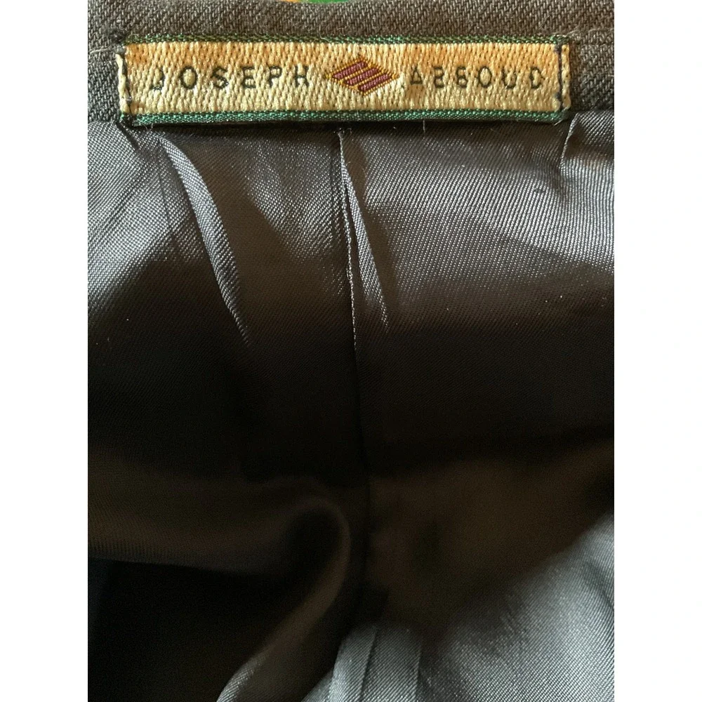 Joseph Abboud Mens 43 Long Blazer 100% Wool Pinstripe Gray 3-Button Sport‎ Coat